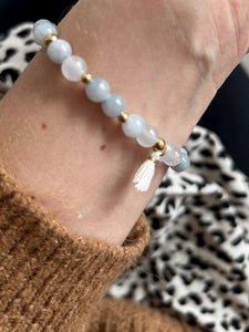 Stillarmband · Naturstein Vintage Blue